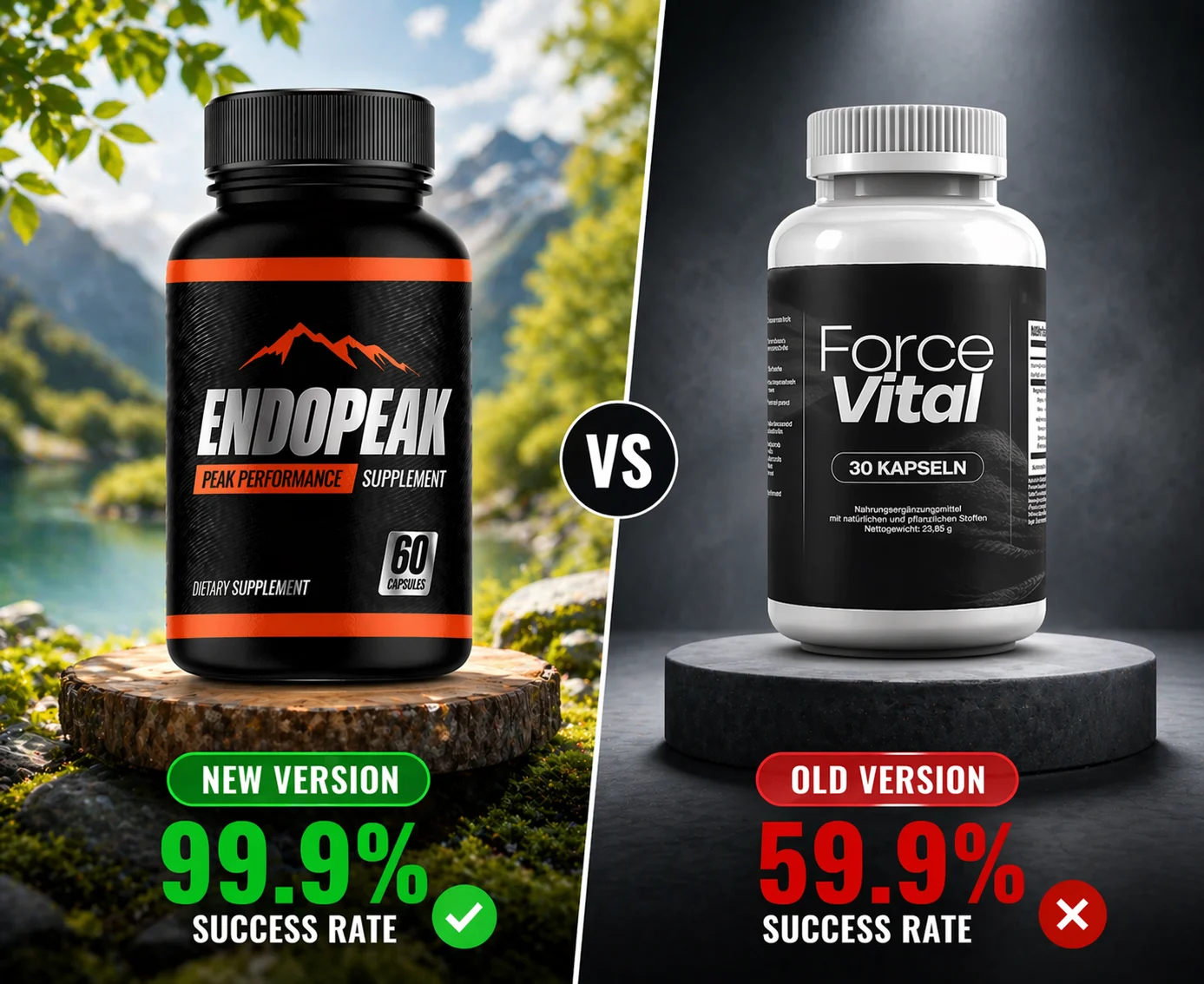 ForceVital Men's Vitality Formula Bottle